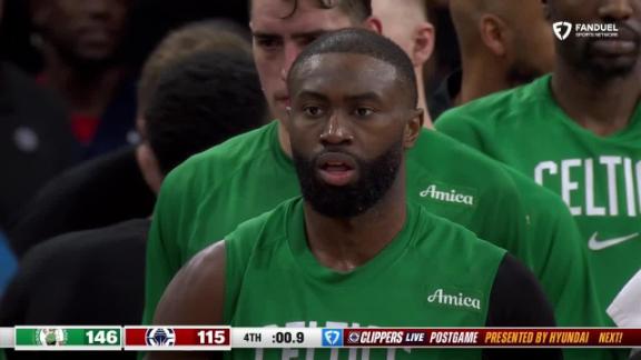 Jaylen Brown ties career high with 50 points in Celtics' 146-115 romp over Clippers