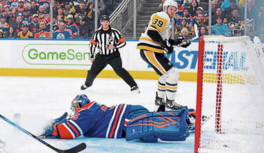 Penguins surge past Oilers, Tristan Jarry for 3rd consecutive win