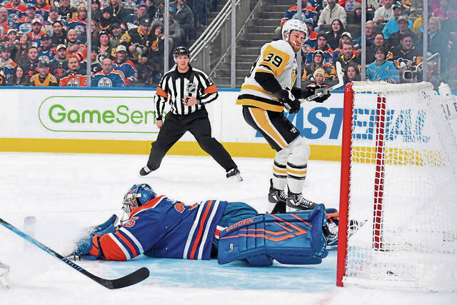 Penguins surge past Oilers, Tristan Jarry for 3rd consecutive win