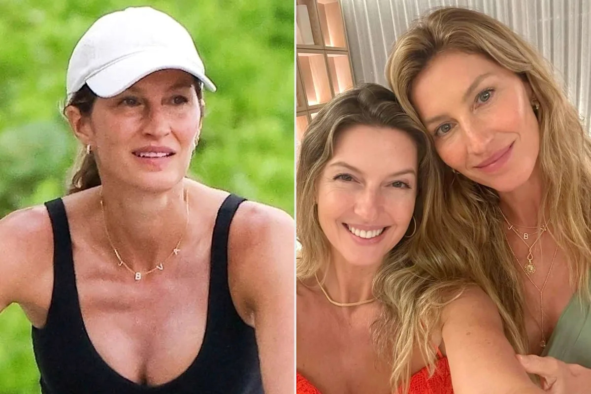 Gisele Bündchen Wears Diamond Necklace That Hints at the Name of Her Baby with Husband Joaquim Valente