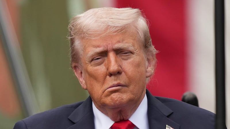 ARLINGTON, VIRGINIA - SEPTEMBER 11: U.S. President Donald Trump attends a September 11th observance event in the courtyard of the Pentagon September 11, 2025 in Arlington, Virginia. Today marks the 24th anniversary of the 9/11 terror attacks that claimed the lives of nearly 3,000 people.