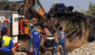 At least 22 people killed when crane falls on train in northeast Thailand | Transport News