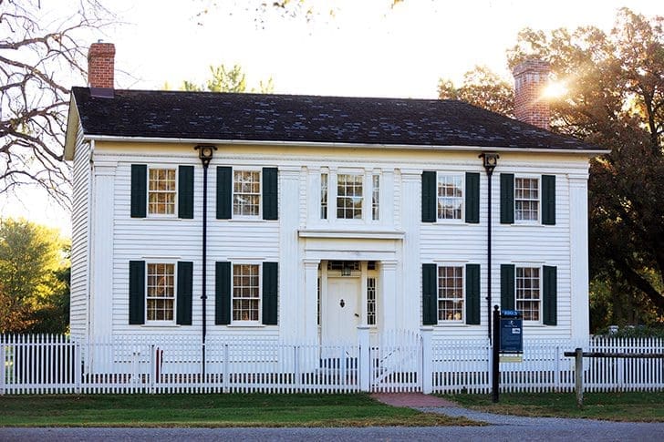 A historic 1840 Latter-day Saint home symbolizing Meridian Magazine’s most-read stories on Church history, Joseph Smith, and early Restoration faith