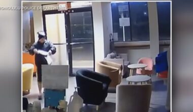 Man caught on camera breaking into Pearl City cafe