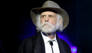 Bob Weir accepts the 2025 MusiCares Persons of the Year award on January 31, 2025 in Los Angeles, California. (Kevin Mazur/Getty Images for The Recording Academy)