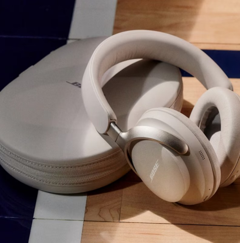 The Bose QuietComfort Ultra Headphones with its case.