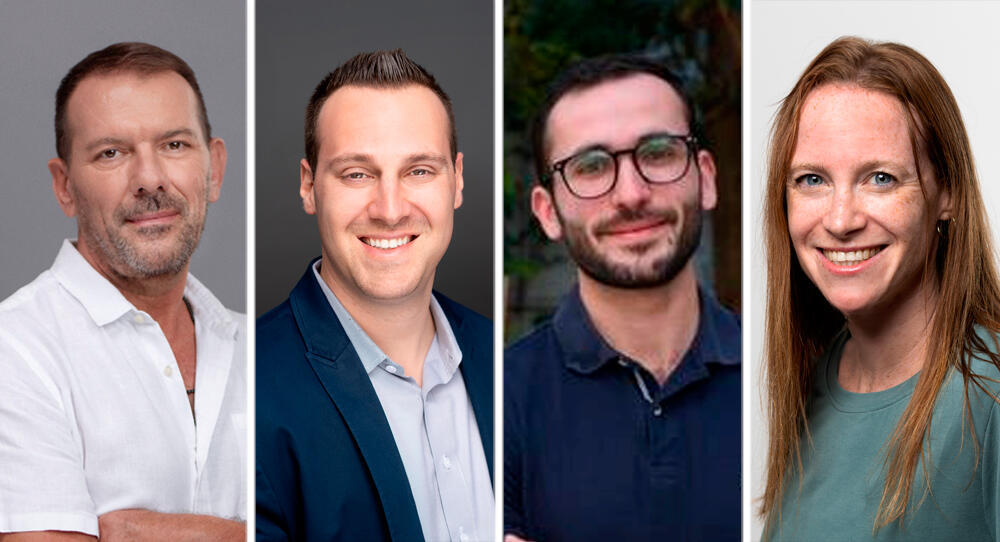 מימין מיכל לופו אמיתי גלבוע אורן יונגר ו ארז שחר