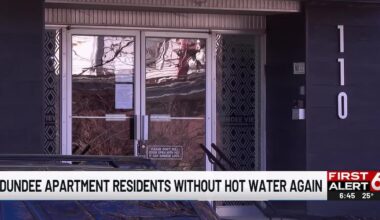 Dundee Apartments residents still without consistent hot water after temporary fix fails