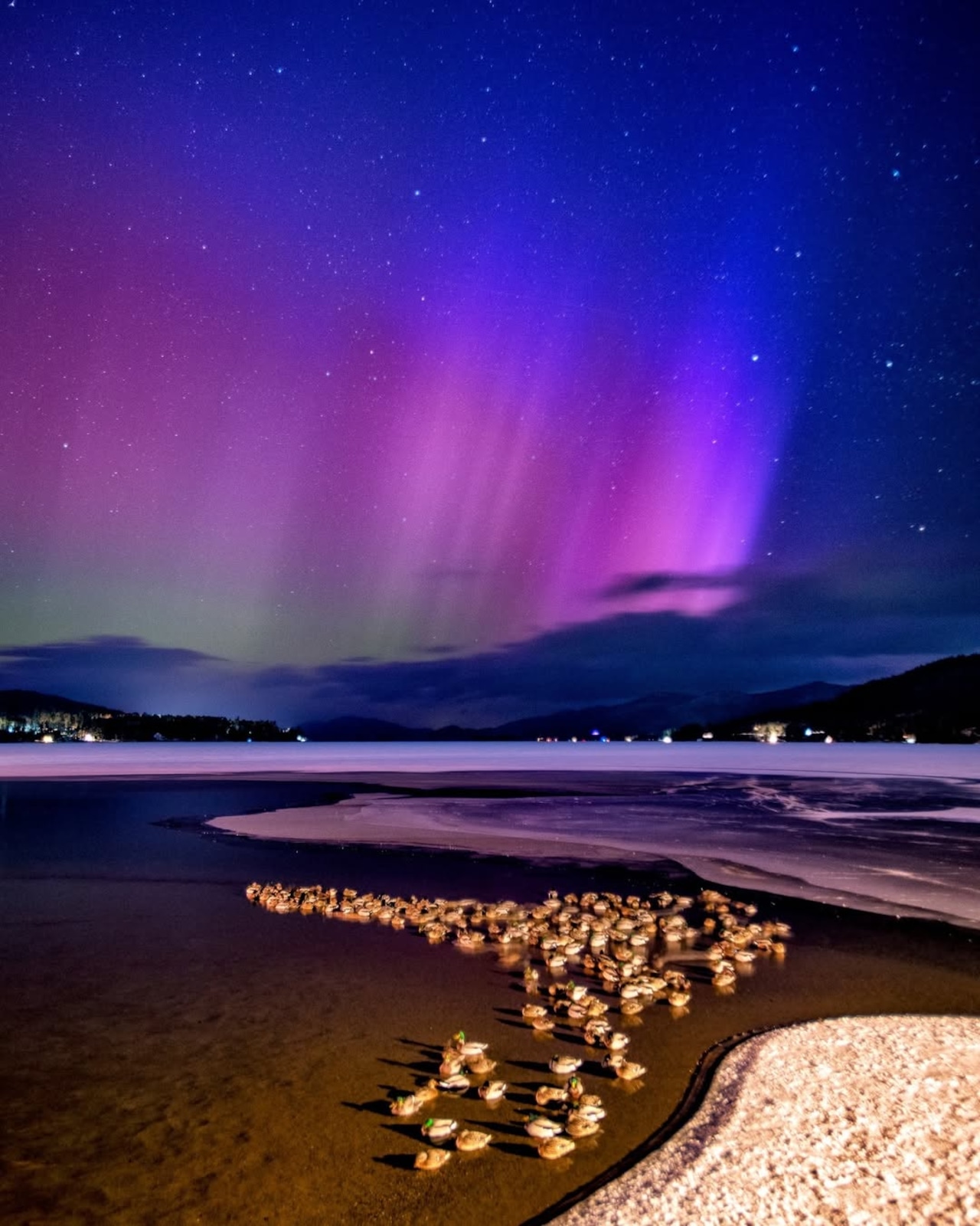 Northern lights over Upstate NY 2026