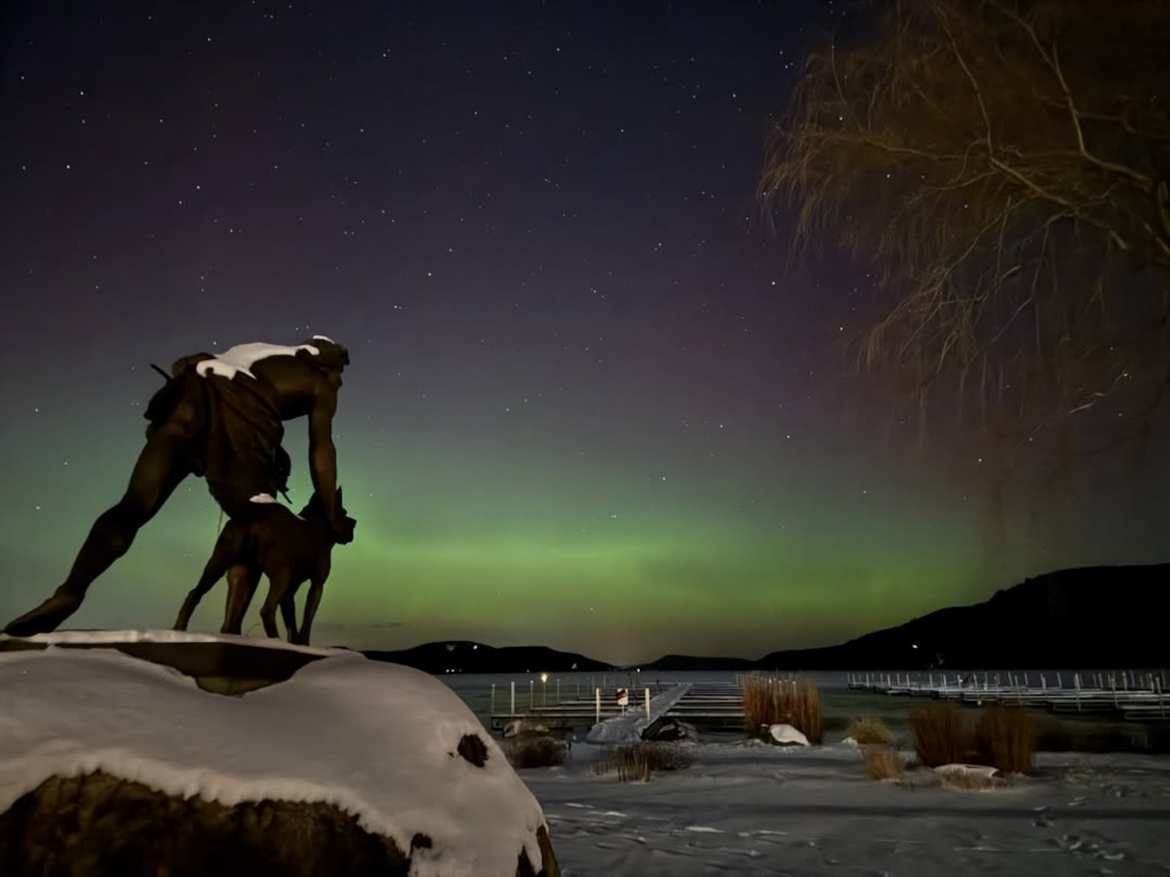 Northern lights over Upstate NY 2026