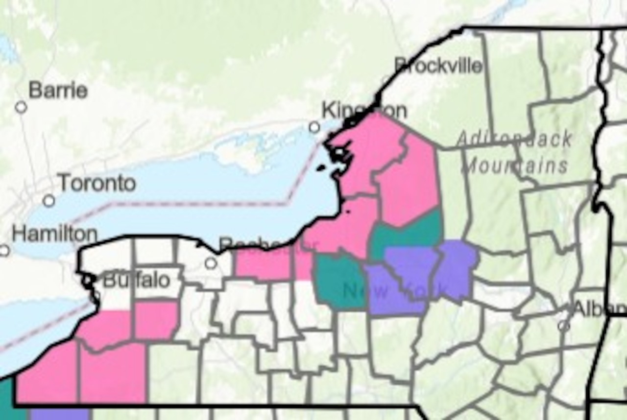 Winter weather alerts for Upstate New York