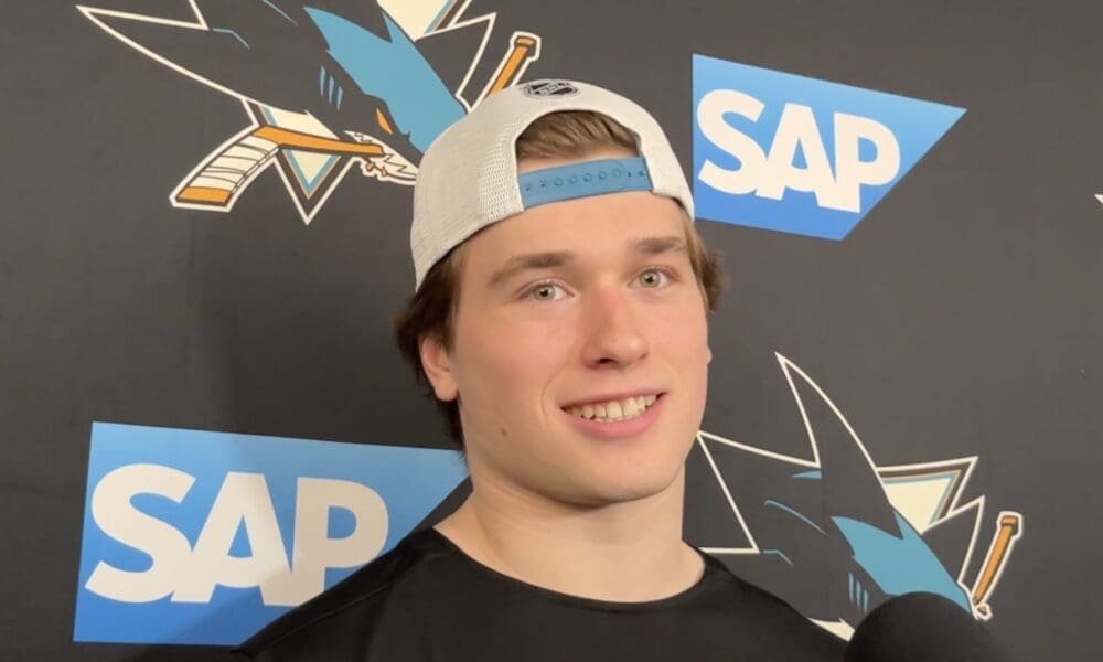 Celebrini Talks Olympic Excitement, Teases Reporters, Praises Sherwood, Consoles Misa (+)