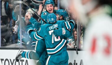 Sharks Almost Blow It, But Win 4-3 in Shootout!