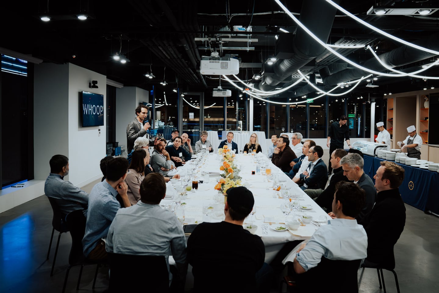 Local tech executives from Whoop, Suno, and other local companies gathered to discuss how to stimulate the region's AI economy.