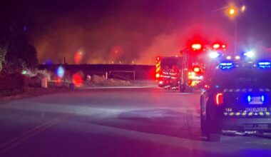 Multiple agencies responding to massive fire near Ravenel Bridge, I-26