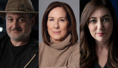 Dave Filoni, Kathleen Kennedy, and Lynwen Brennan