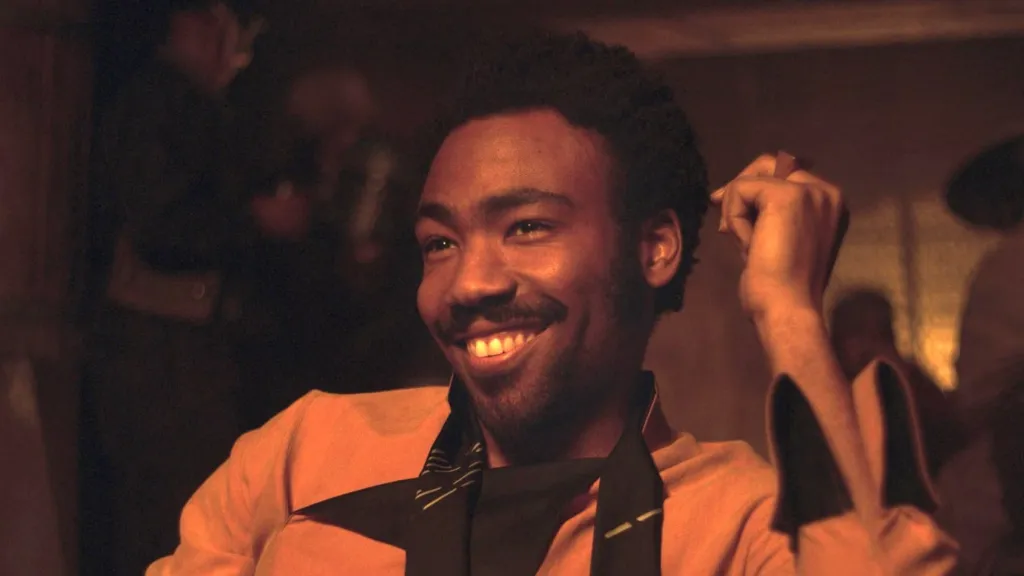 Donald Glover as Lando in Solo A Star Wars Story