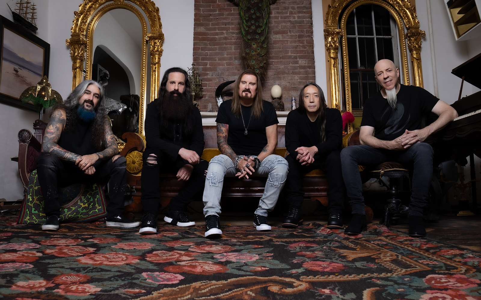 A photo of Dream Theater.