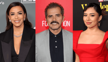 Eva Longoria, John Leguizamo and Xochitl Gomez.