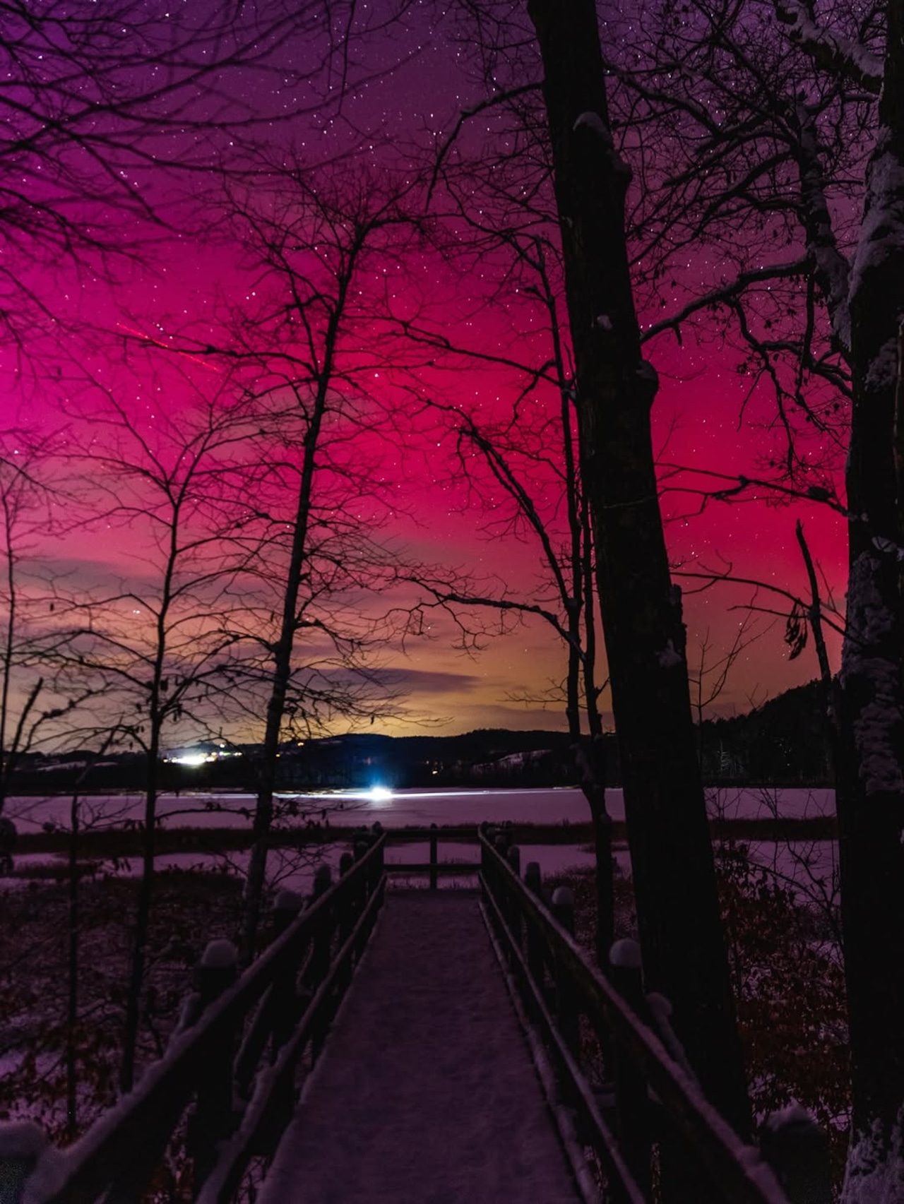 Northern lights over Upstate NY 2026