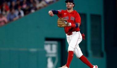 As things stand, Marcelo Mayer could be set for a heavy workload of games at second base for the Red Sox next season.