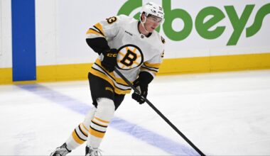 Bruins Praise Fraser Minten After Three-Point Night Leads Boston