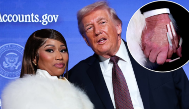 Trump Risks New Bruise in Pic With Nicki Minaj’s Wild Nails