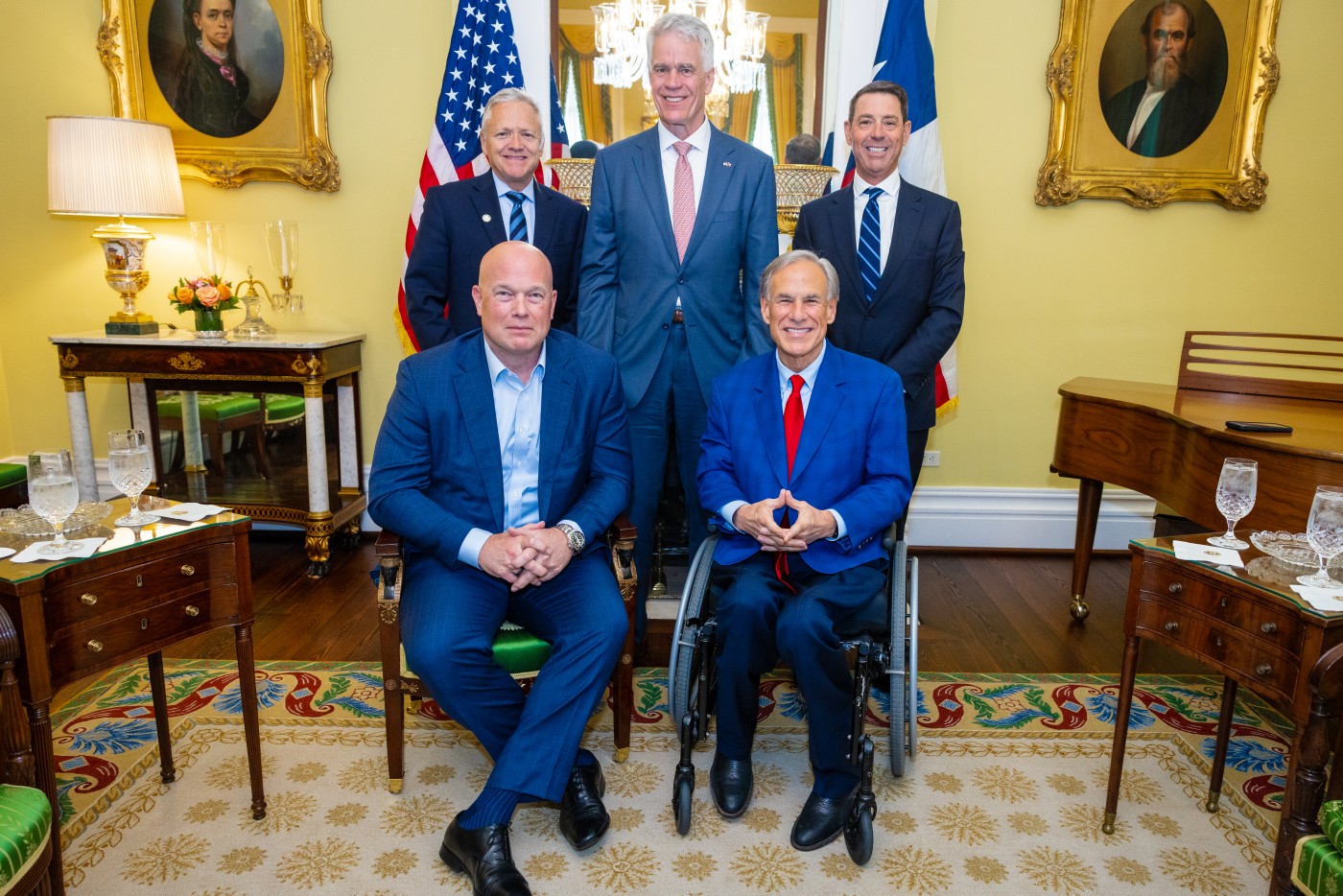Governor Abbott Meets With U.S. Ambassadors At Governor's Mansion | Office of the Texas Governor