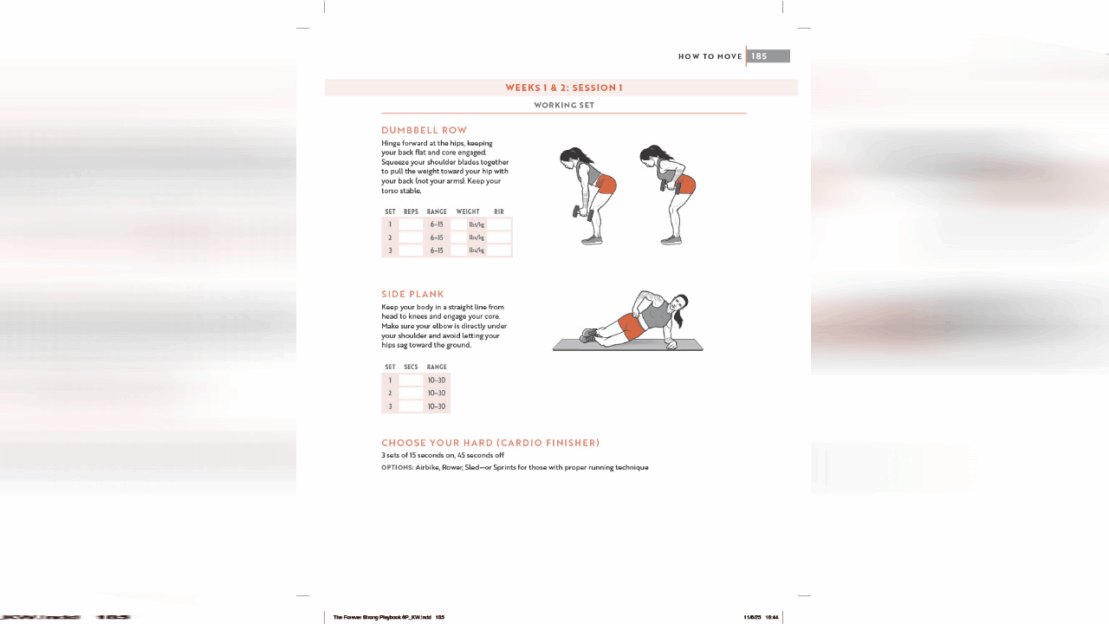 'The Forever Strong Playbook' 3