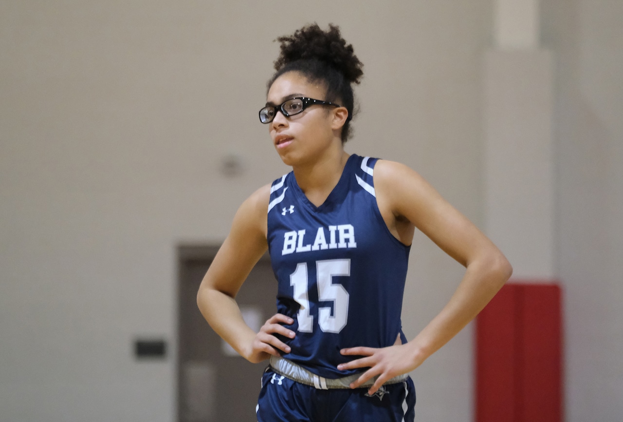 Saddle River Day girls basketball plays Blair Academy in 2020 Life Center Warrior Winter Classic