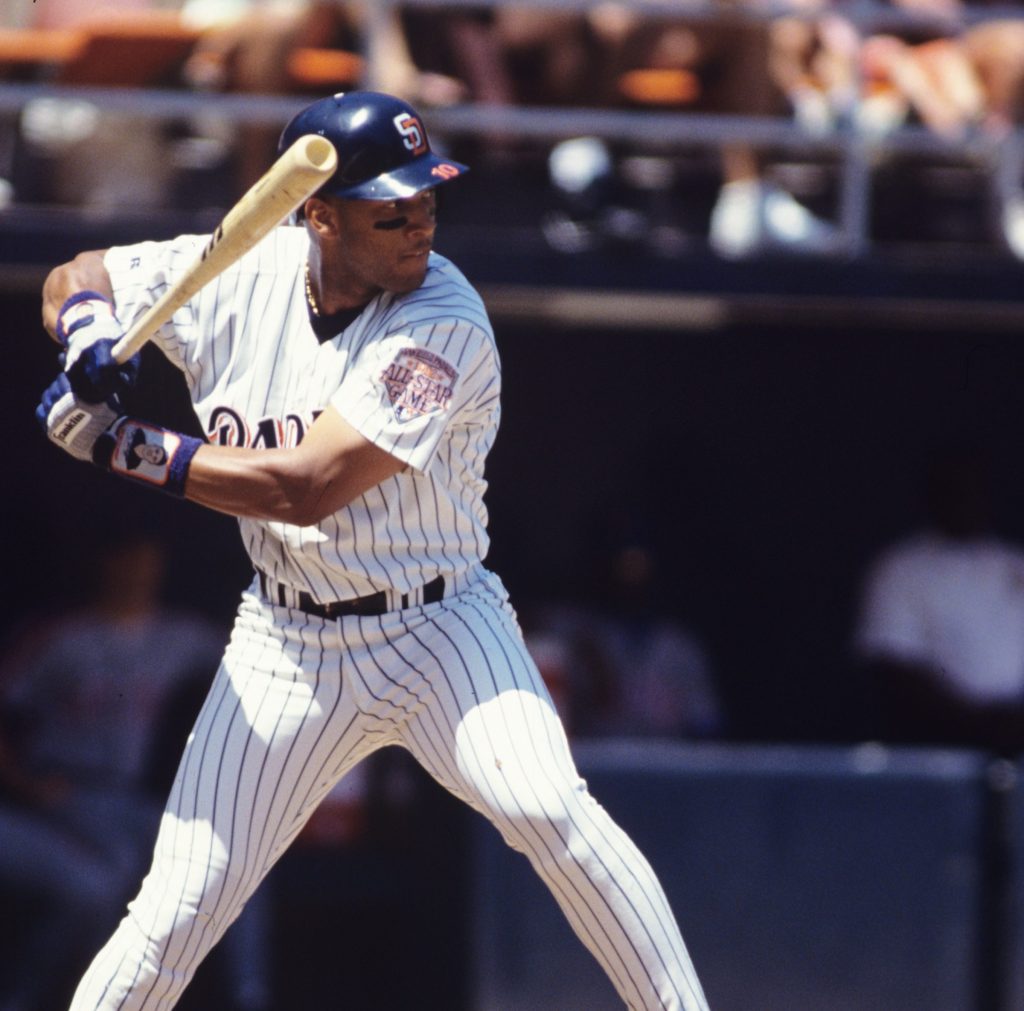 MLB All-Star Gary Sheffield speaking at Greeley's Breakfast of Champions