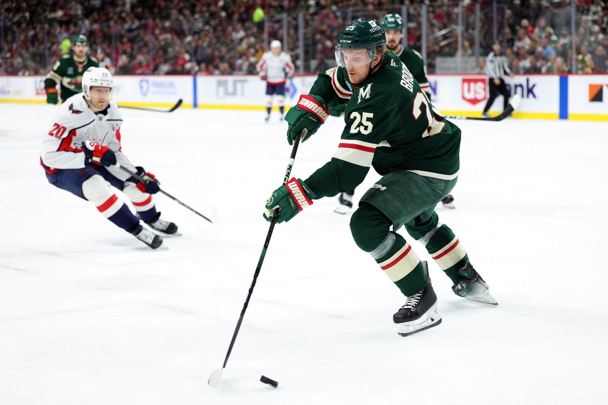 Wild’s Jonas Brodin week to week with lower-body injury, potentially endangering Olympics availability