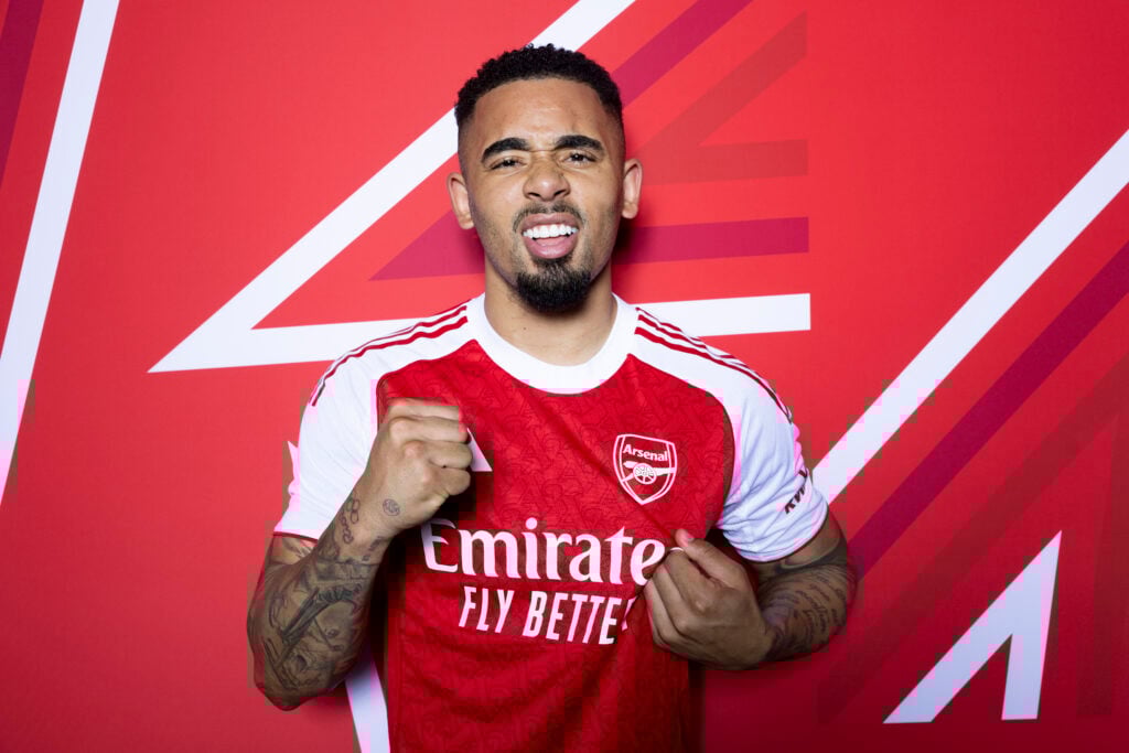 Gabriel Jesus during Arsenal FC Portraits.