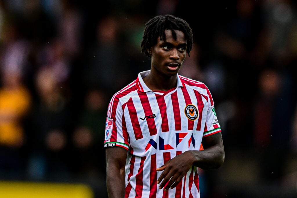 Habeeb Ogunneye for Newport.