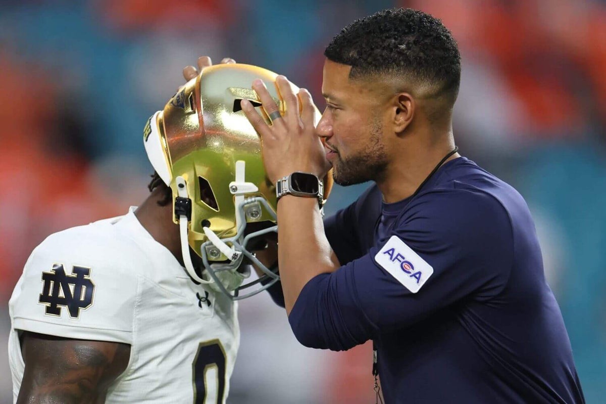 Marcus Freeman addresses NFL interest in first media appearance since Notre Dame’s CFP snub