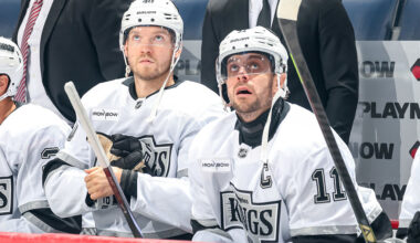 Kopitar (lower-body), Armia (upper-body) both out day-to-day + Kings options going forward