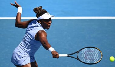 Venus Williams, 45, loses to Tatjana Maria, 38, in WTA’s highest combined age match