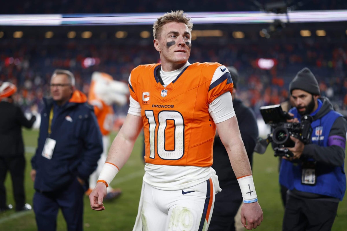 Broncos QB Bo Nix out for season after breaking ankle bone vs. Bills