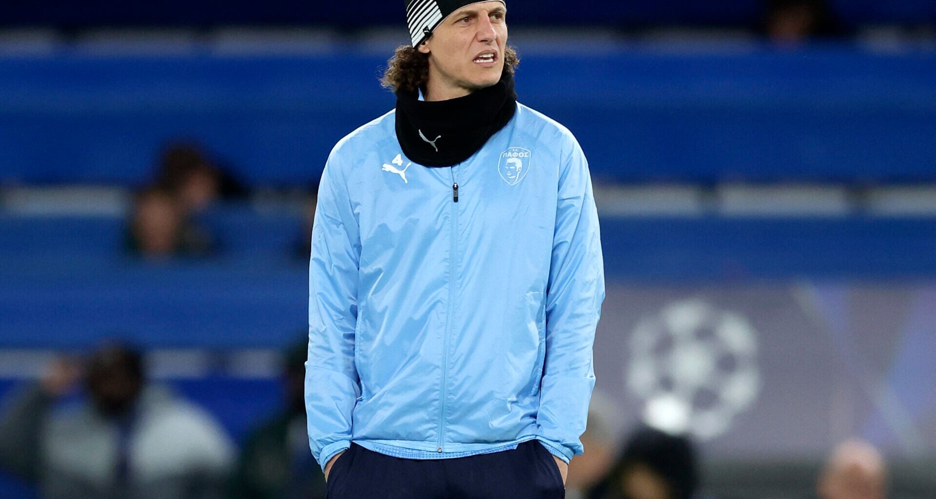 The Chelsea player David Luiz gave his shirt to after win over Pafos