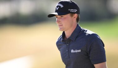 Blades Brown, 18, shoots course-record 60 to tie Scottie Scheffler for American Express lead