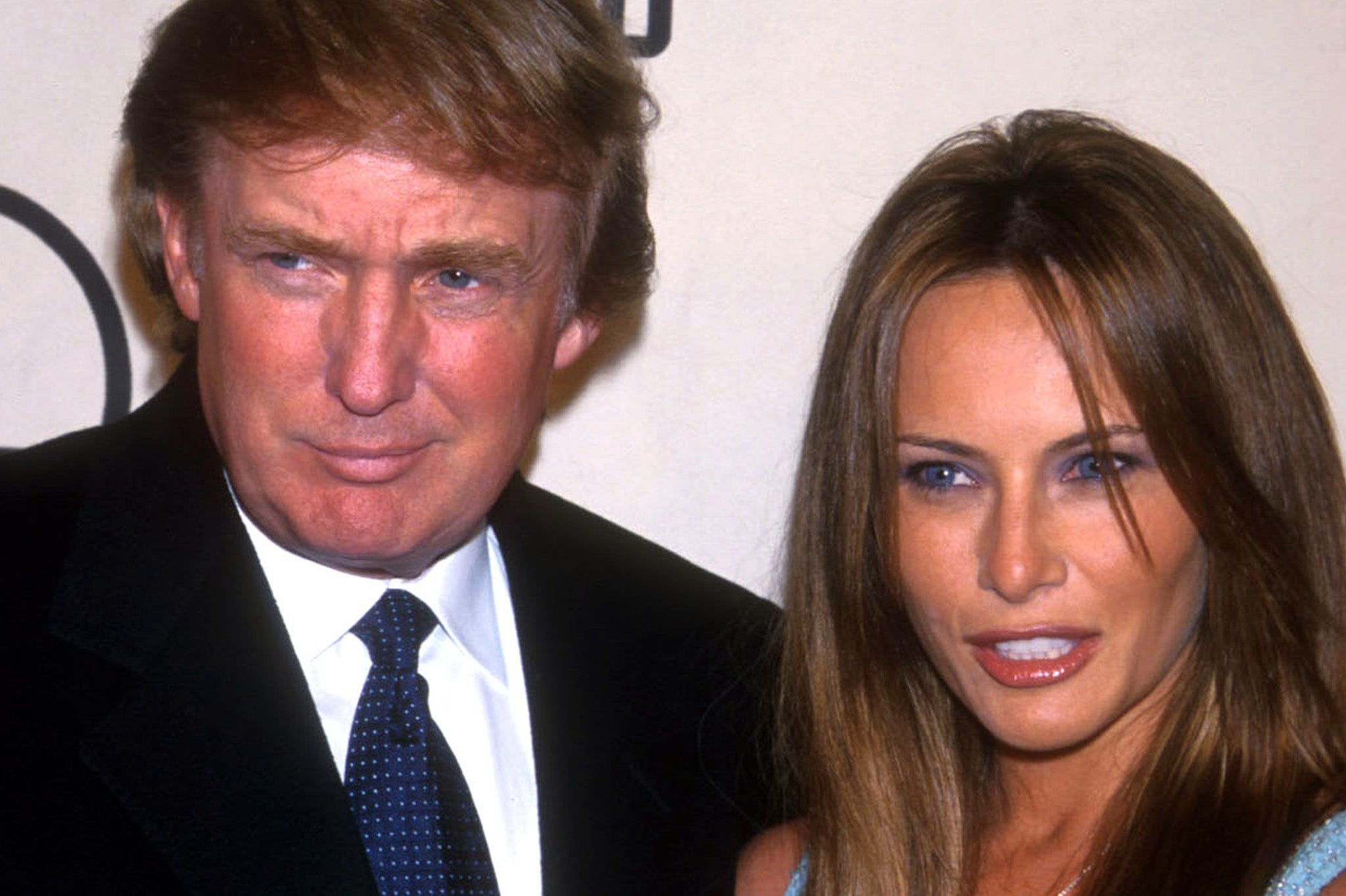 Power couple: Donald Trump and his then girlfriend Melania Knauss in 1999
