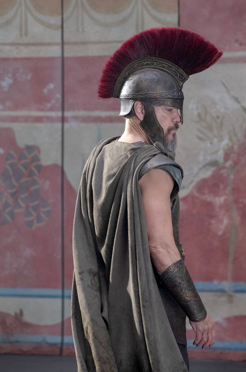 Matt Damon as Odysseus in the upcoming Christopher Nolan movie The Odyssey