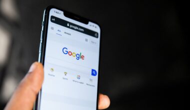 Google Search on a smartphone