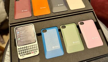 display of Clicks smartphones