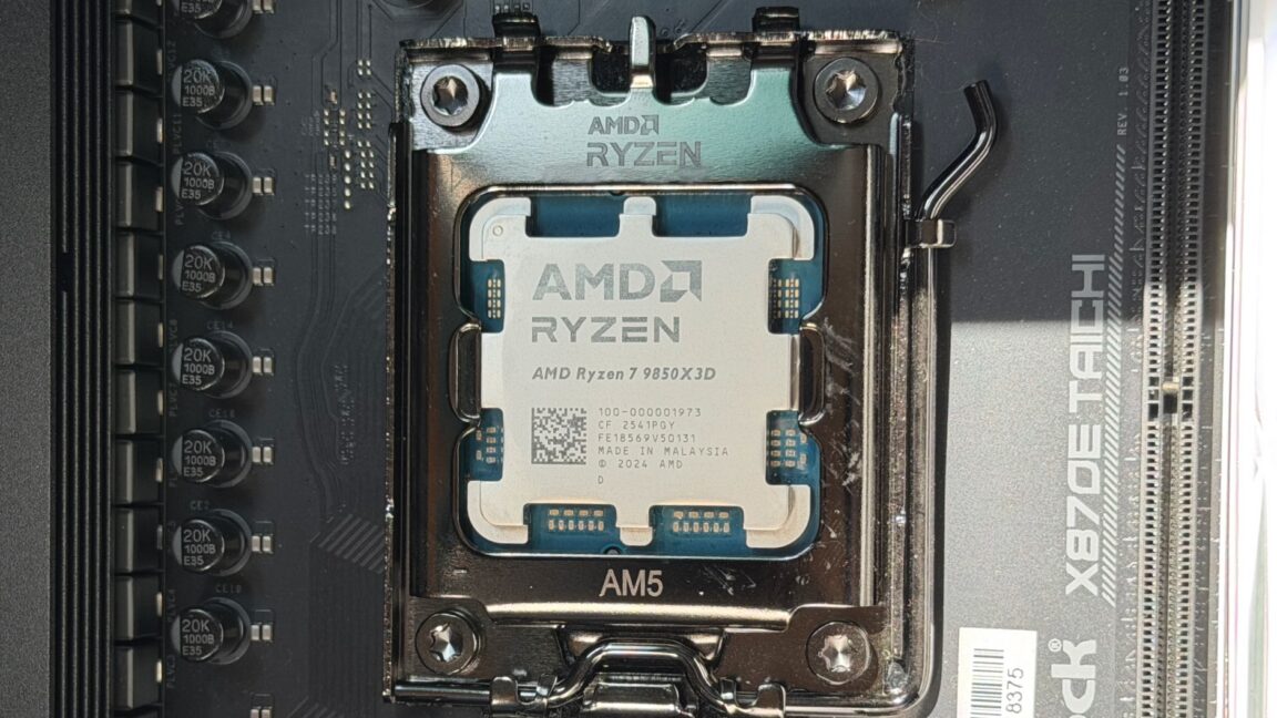 Ryzen 9850X3D review: AMD's bragging-rights gaming CPU gets more to brag about