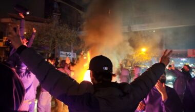 Protesters rally on Jan. 8, 2026, in Tehran. (Anonymous/Getty Images)