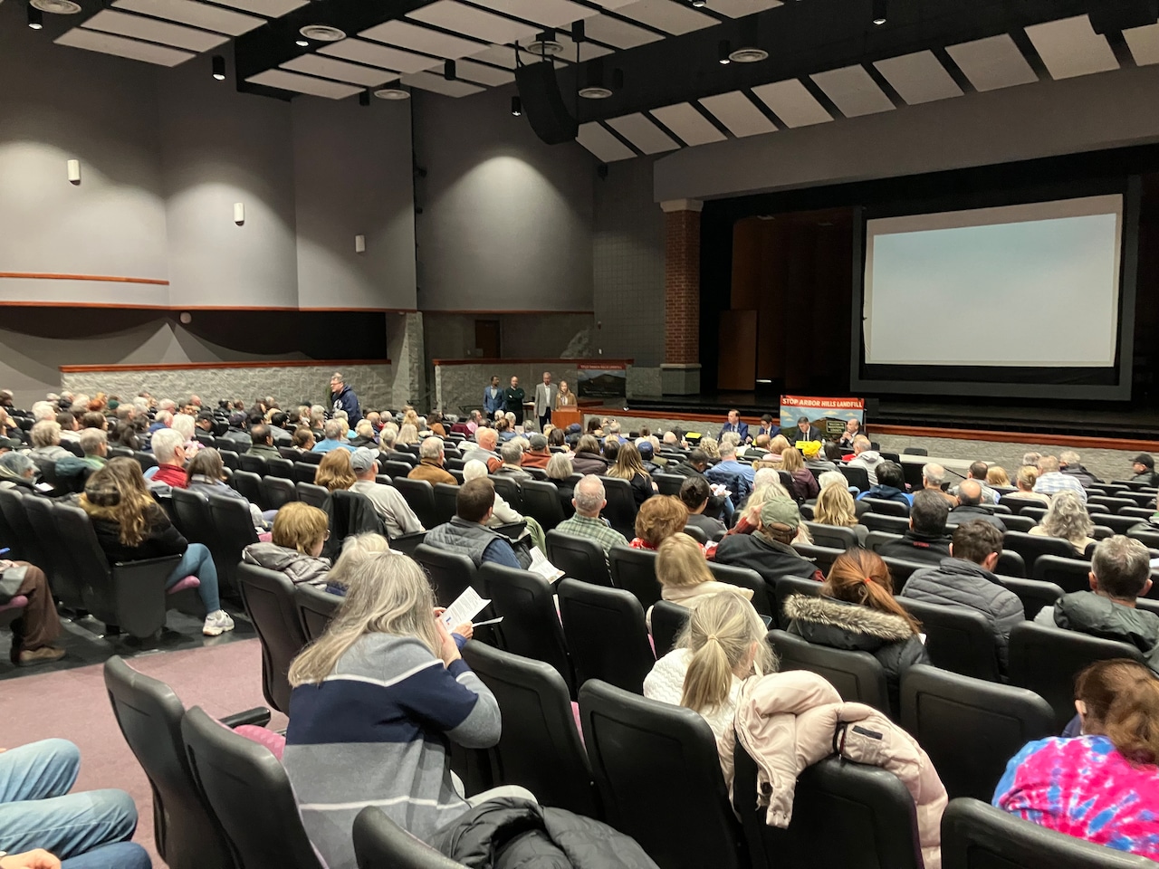 Arbor Hills landfill opposition meeting Northville