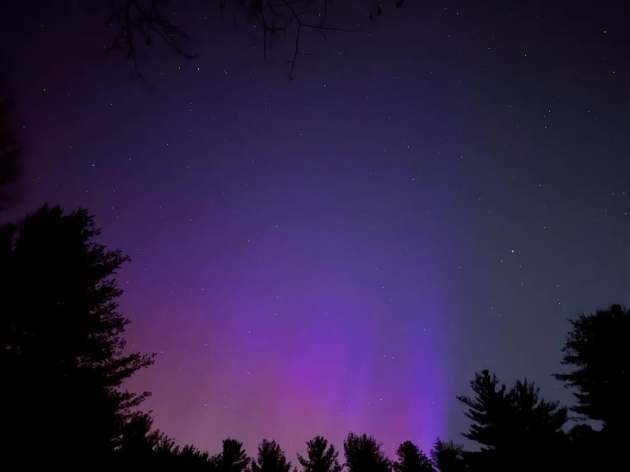 Northern lights over Upstate NY 2026