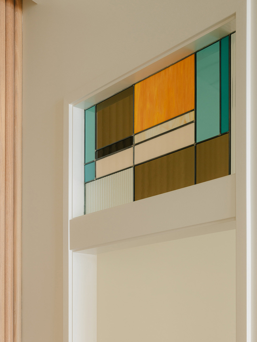 stained glass transom window