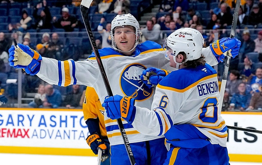 Sabres find way to hang on, win in Nashville